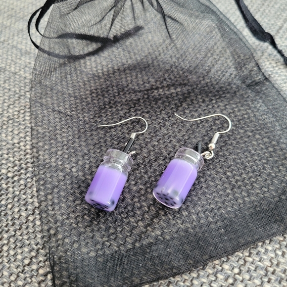 Boba earrings! 🧋 - Picture 2 of 2